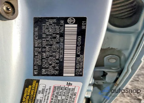 2005 Toyota Camry Le from USA, damaged, VIN 4T1BE32K75U581485